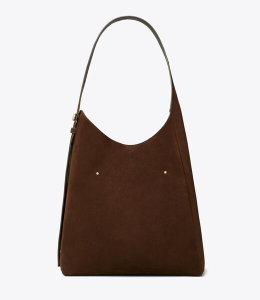 tory burch romy suede hobo bag