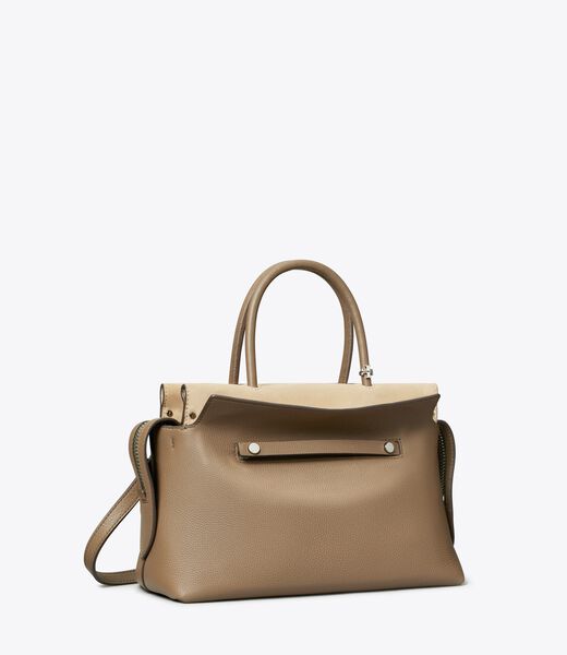 tory burch mercer pebbled satchel