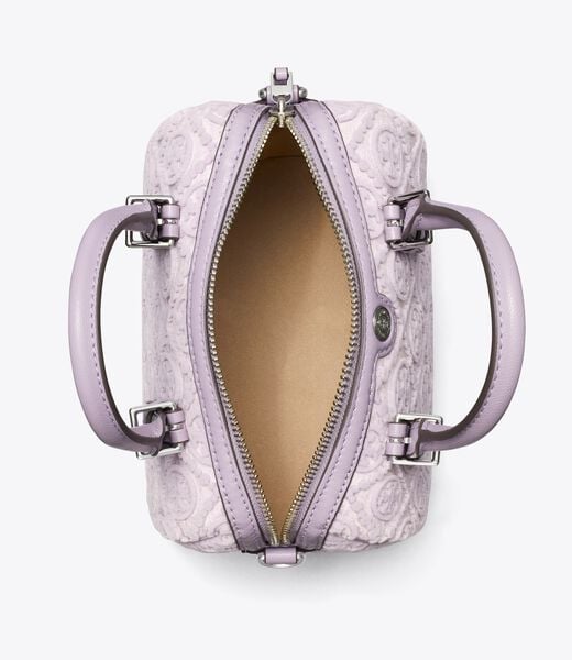 tory burch t monogram fil coupe petite barrel bag