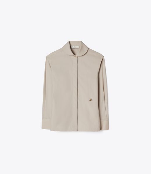 Poplin Shirt tory burch poplin shirt