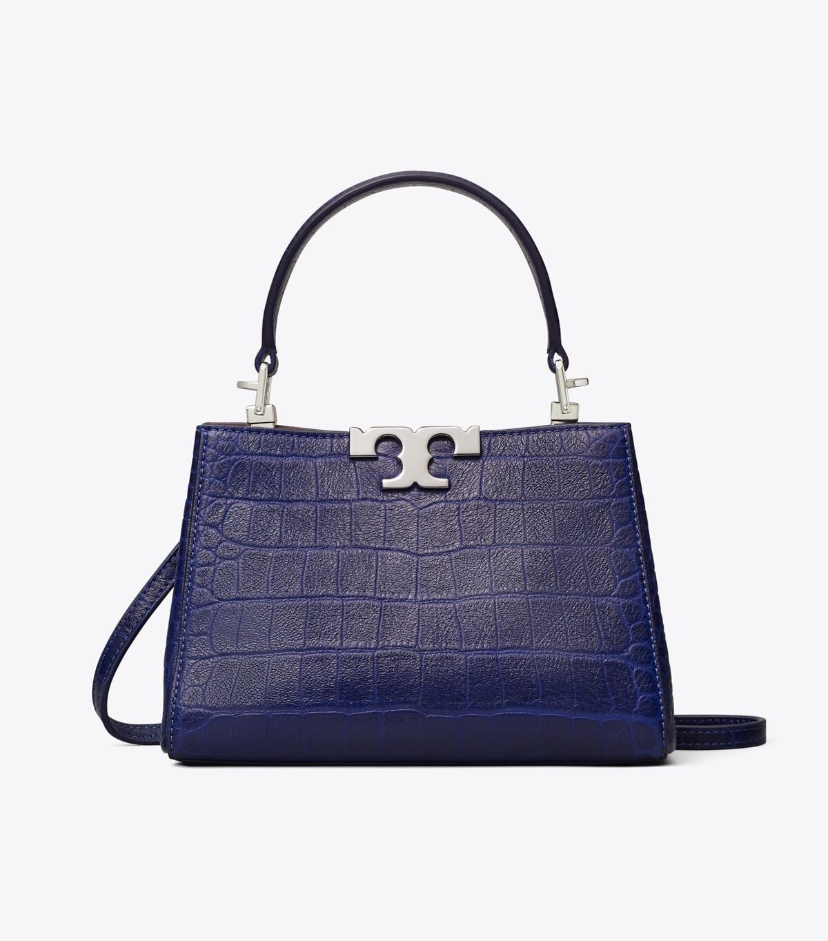 Mini Eleanor Soft Croc-Embossed Satchel tory burch mini eleanor soft croc embossed satchel