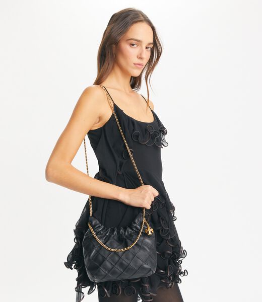 tory burch mini fleming soft hobo bag