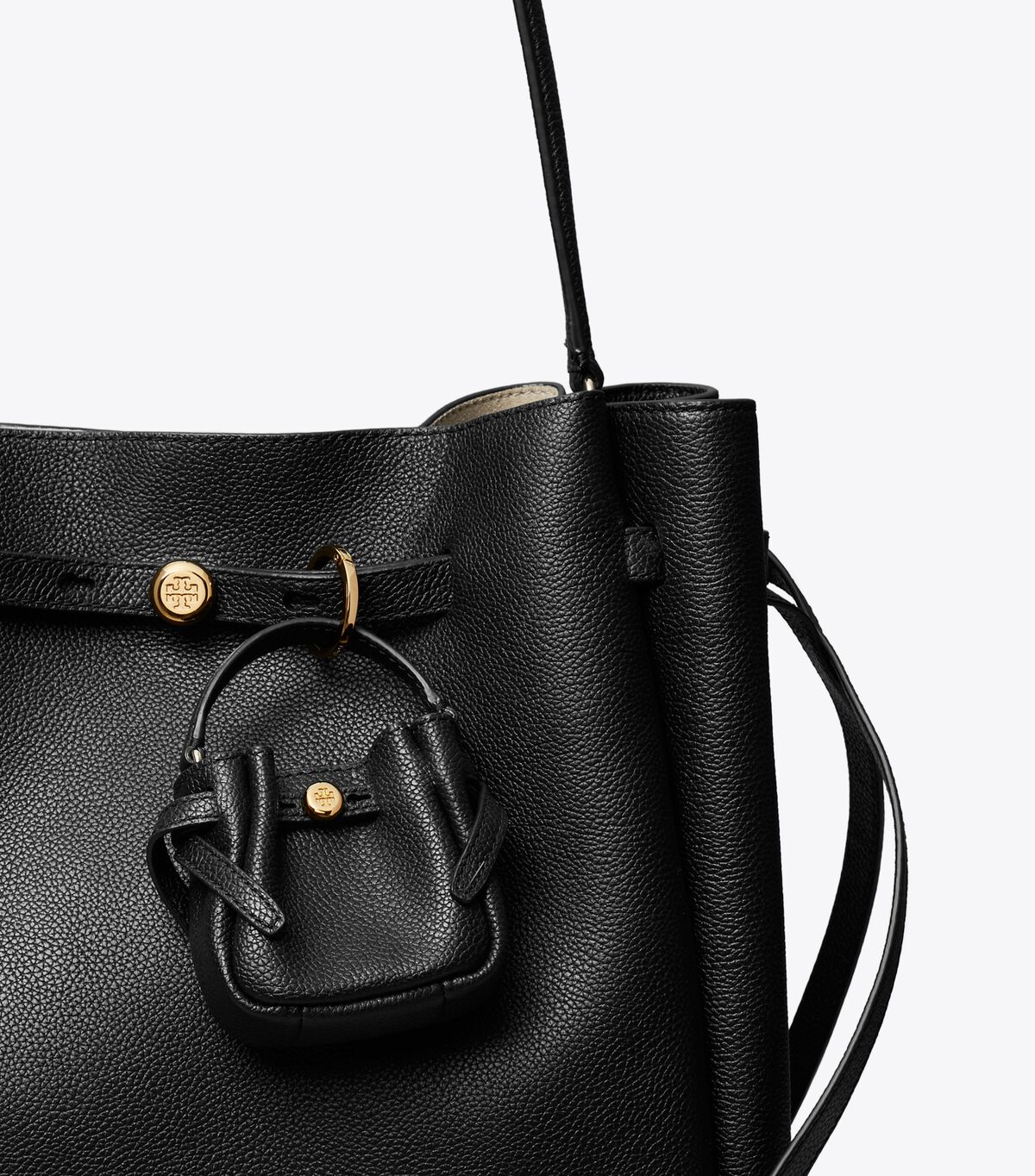 tory burch romy bucket bag charm