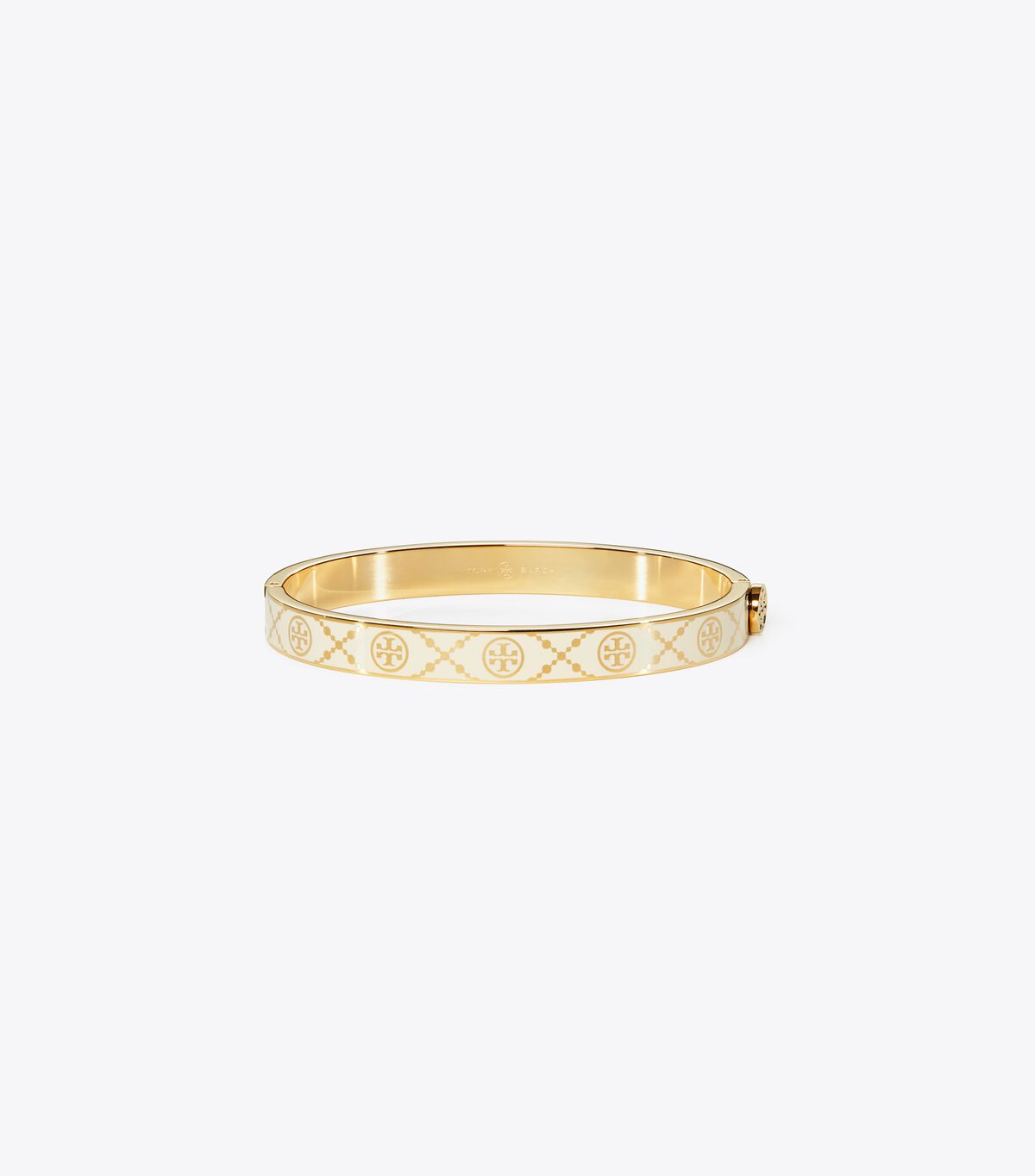 tory burch t monogram hinge bracelet