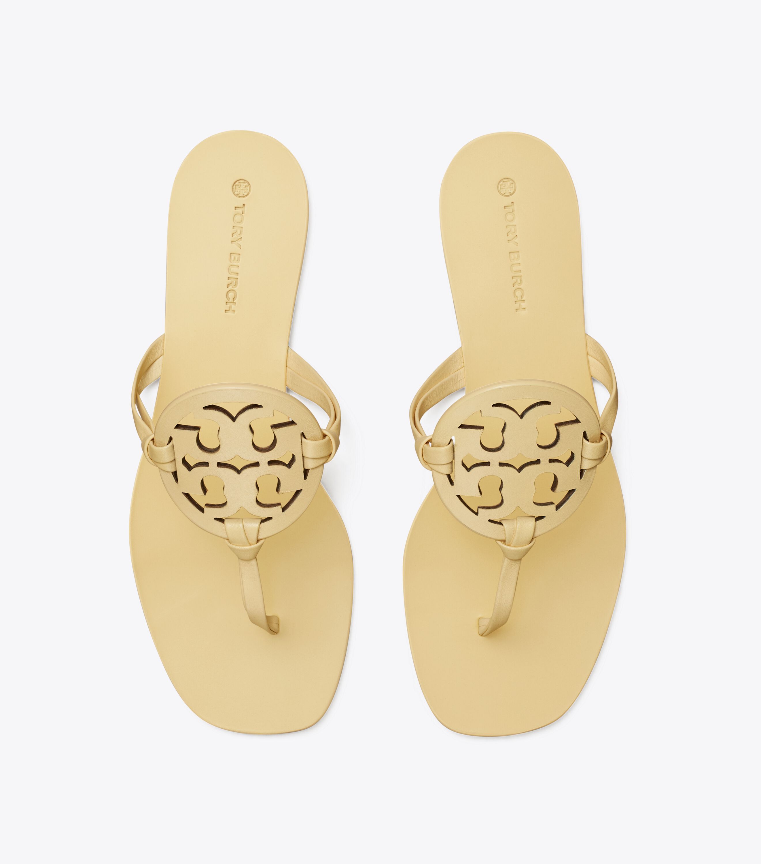 Tory burch miller top sandals square toe