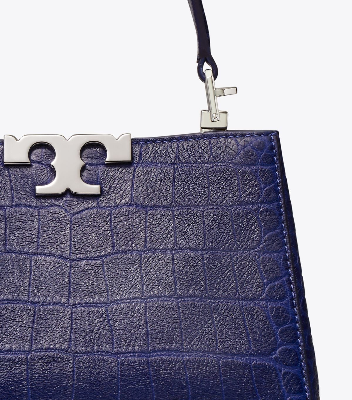 Mini Eleanor Soft Croc-Embossed Satchel tory burch mini eleanor soft croc embossed satchel