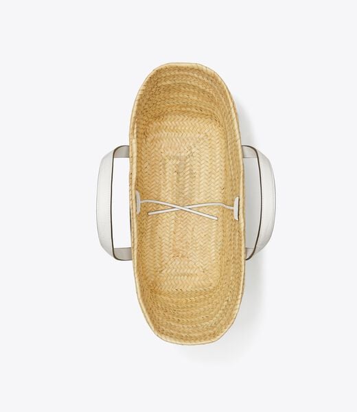 tory burch ella straw basket
