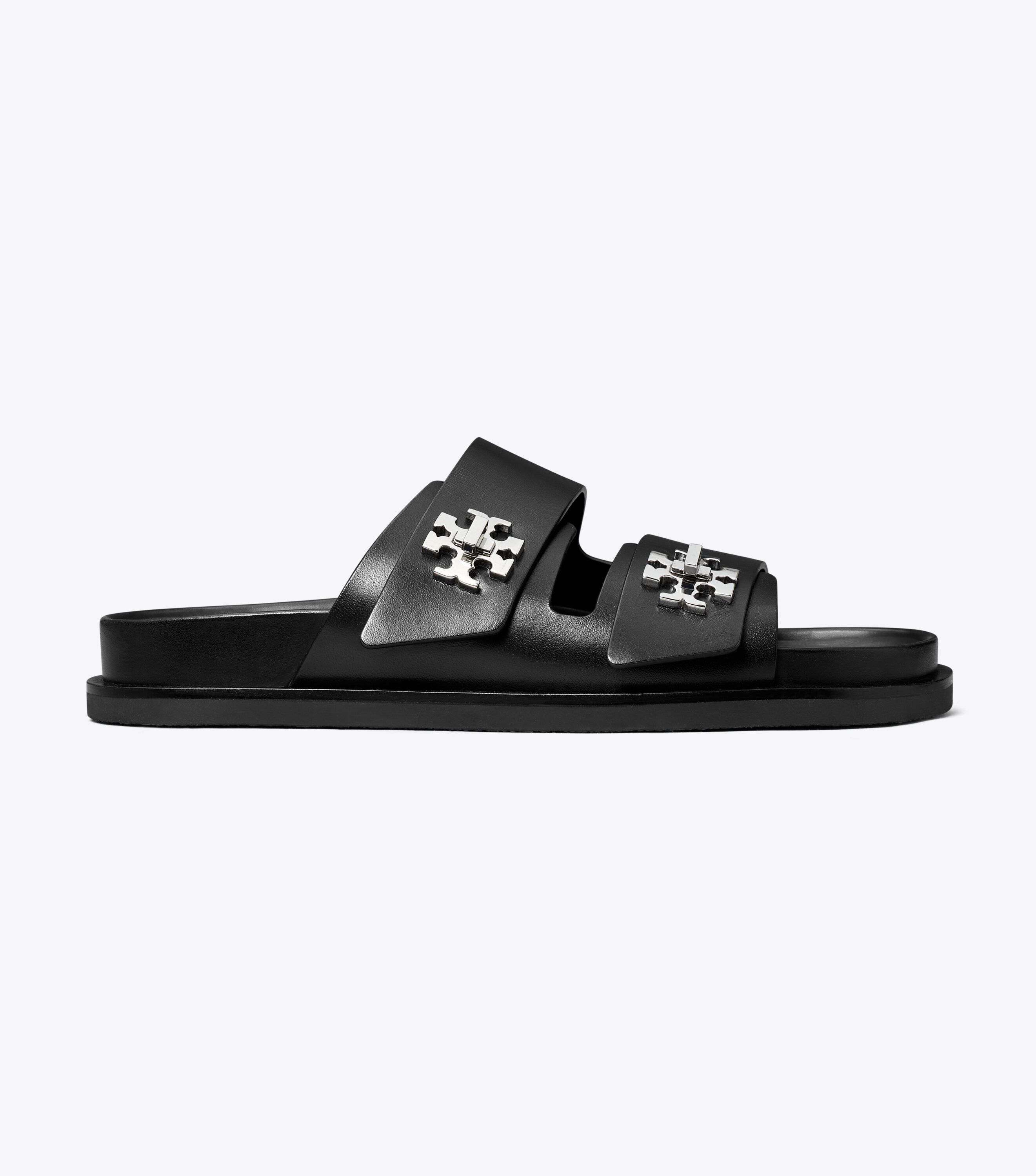Tory Burch★TURNLOCK SPORT SLIDE Turnlock Sport Slide, Perfect Black | Tory Burch UAE