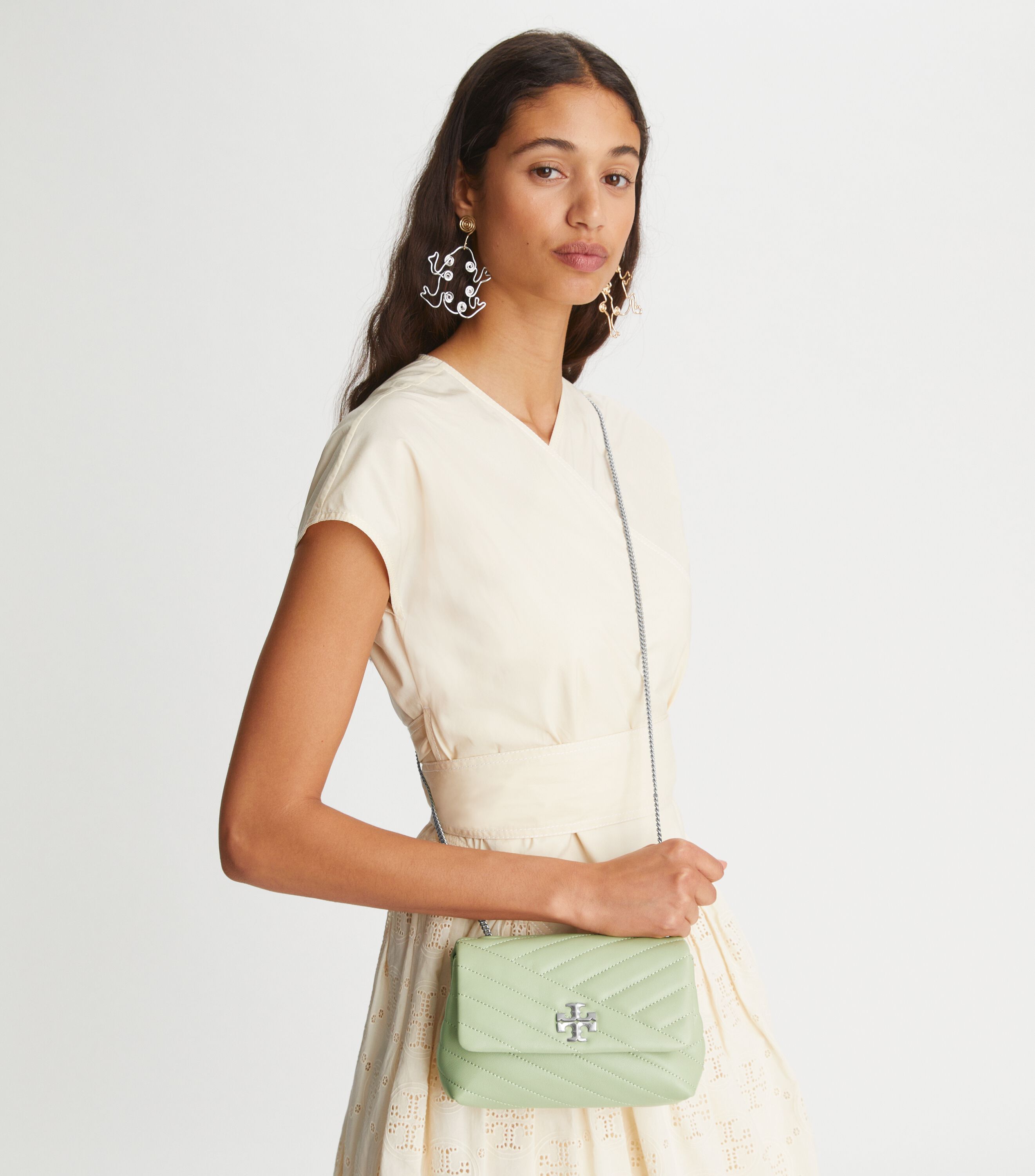 Tory Burch Small Kira Chevron Convertible Shoulder Bag Tory Burch UAE