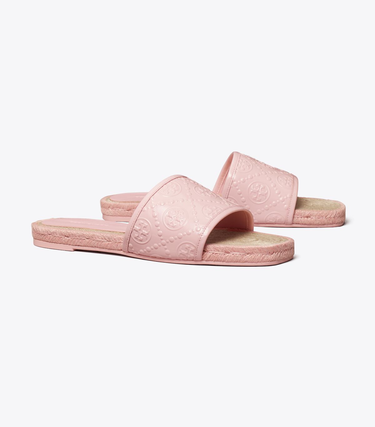 tory burch t monogram espadrille slide
