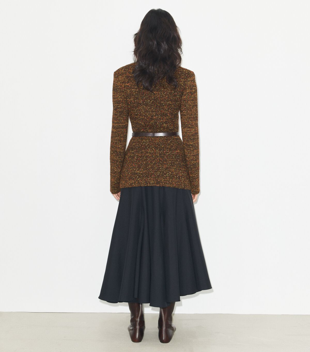 tory burch nylon and viscose marled sweater