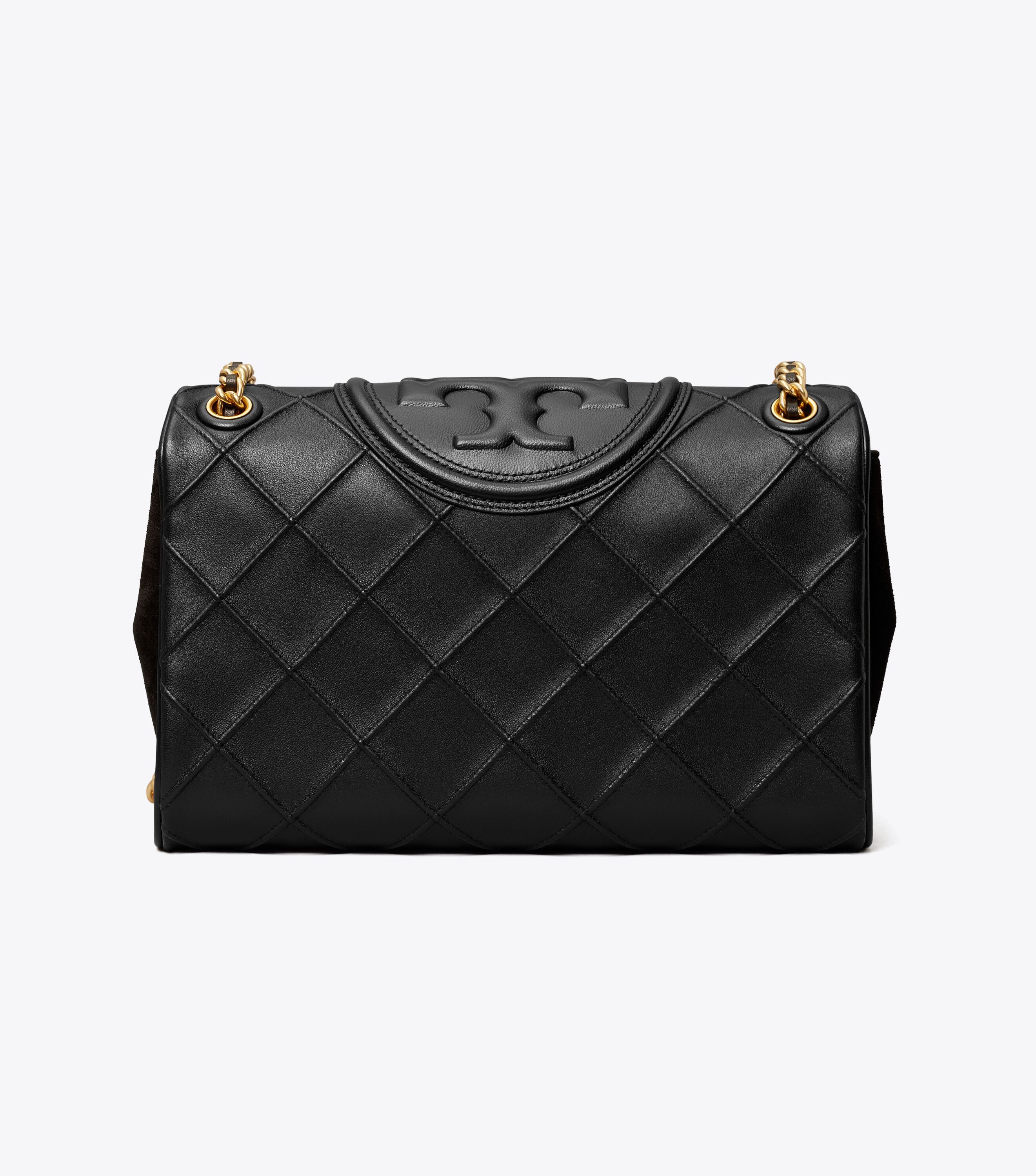Tory burch fleming soft convertible shoulder bag black sale