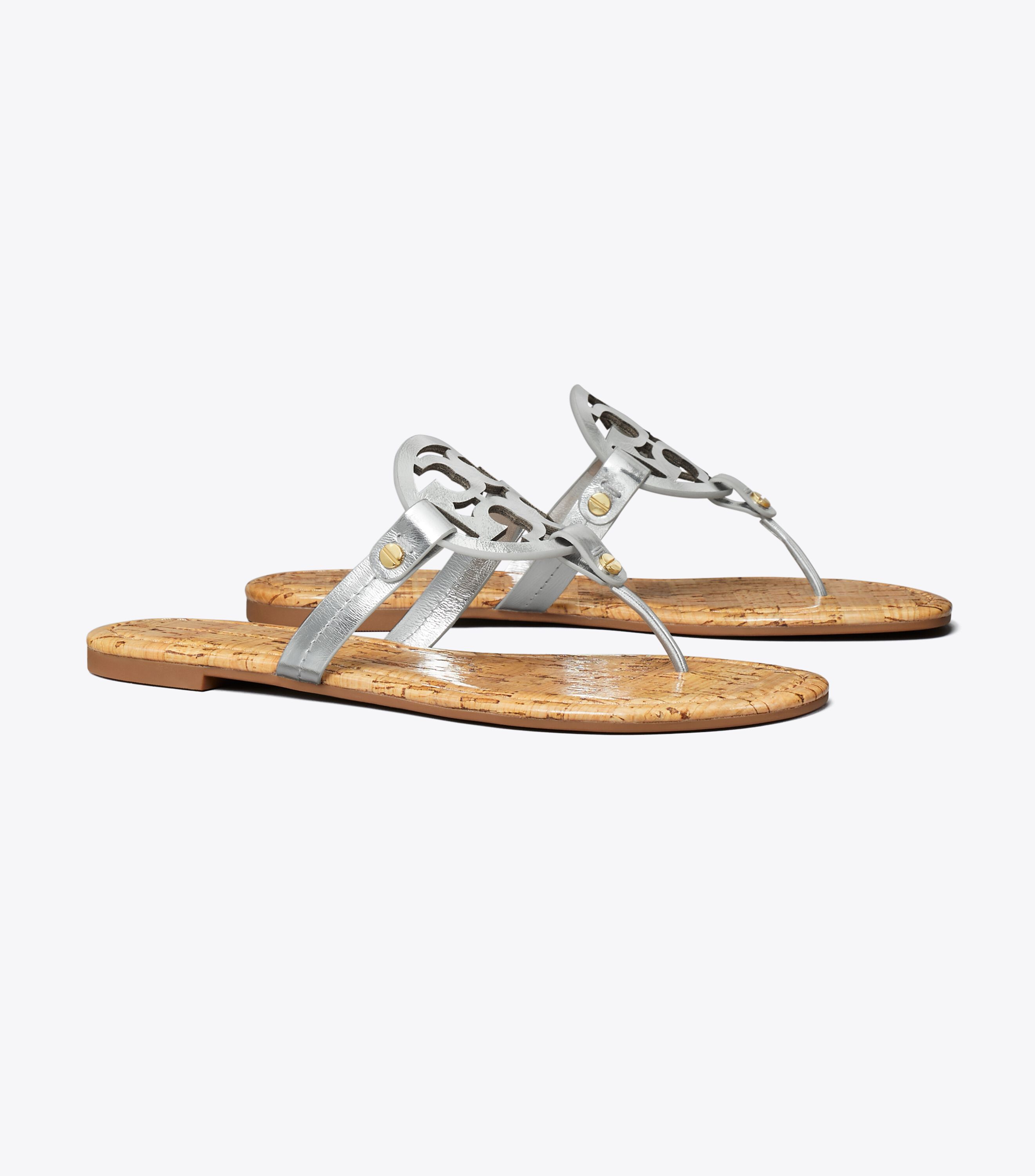 Tory Burch Miller Sandal Leather Tory Burch UAE