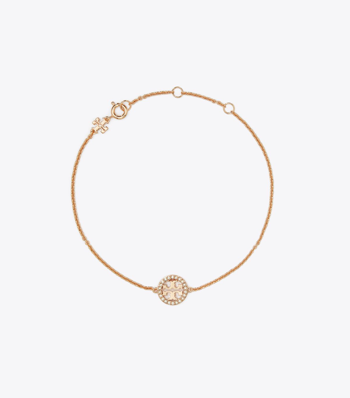 tory burch miller pave chain bracelet