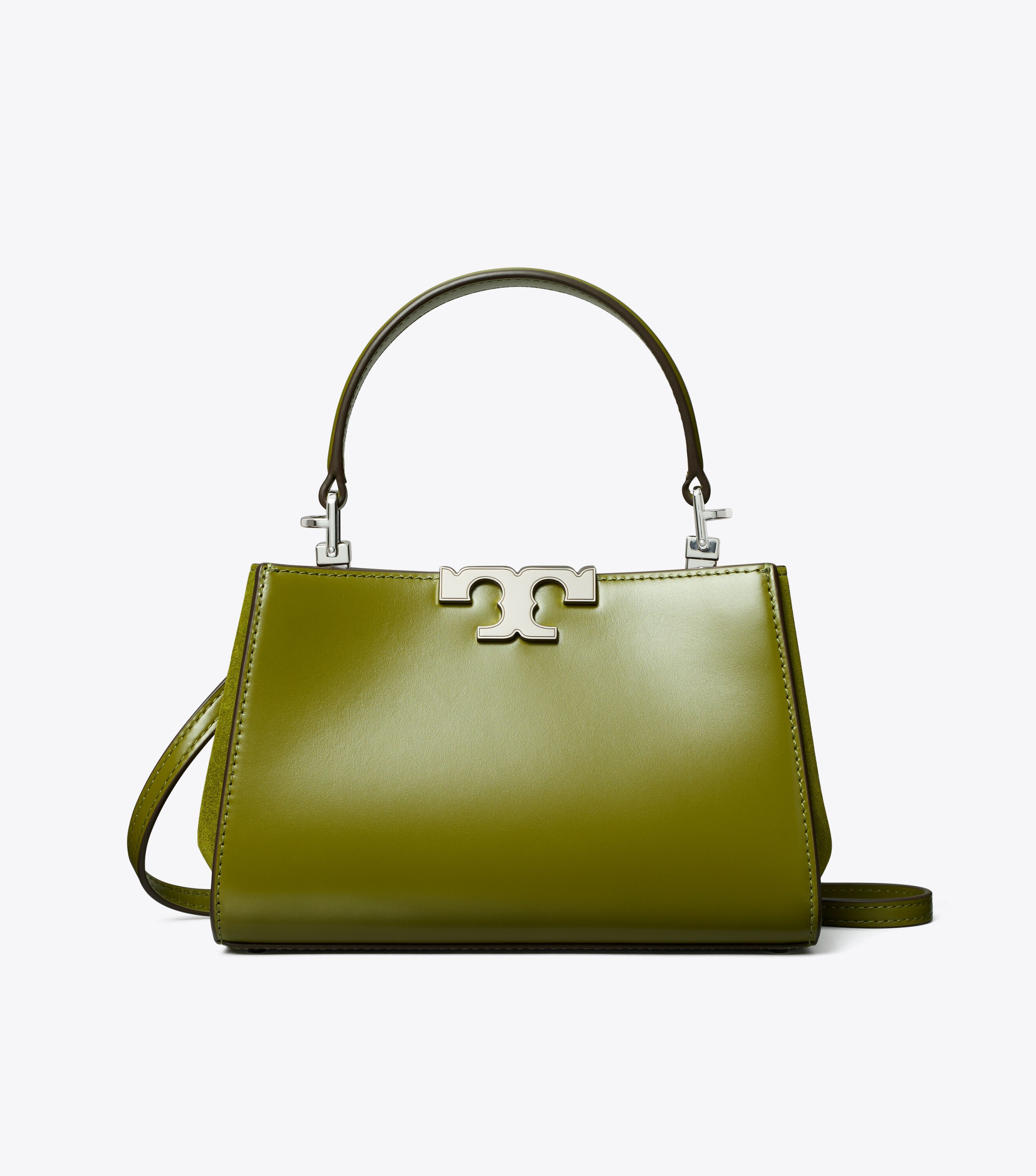 Mini Eleanor Satchel, Dark Matcha | Tory Burch UAE