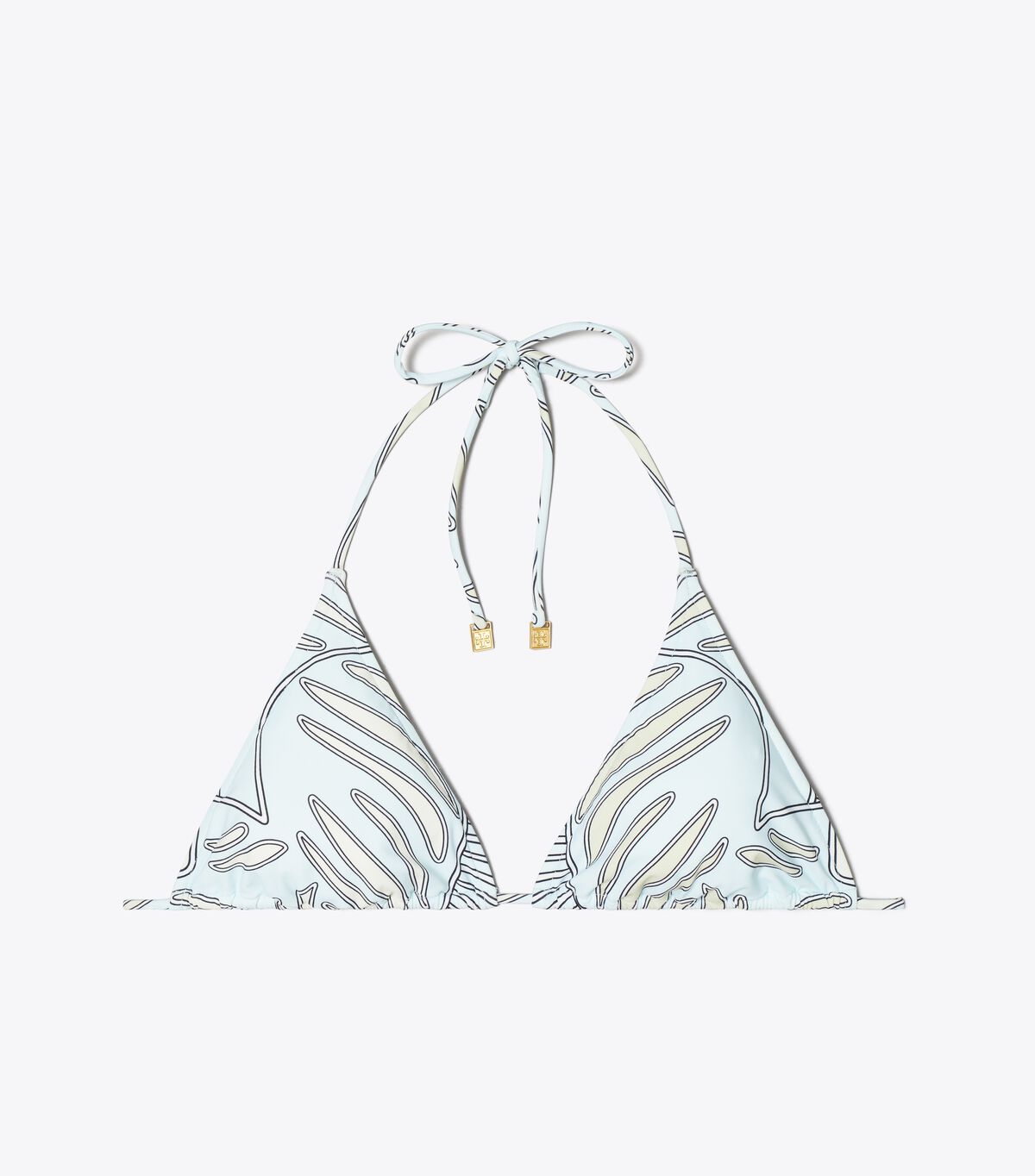 tory burch printed sting bikini top