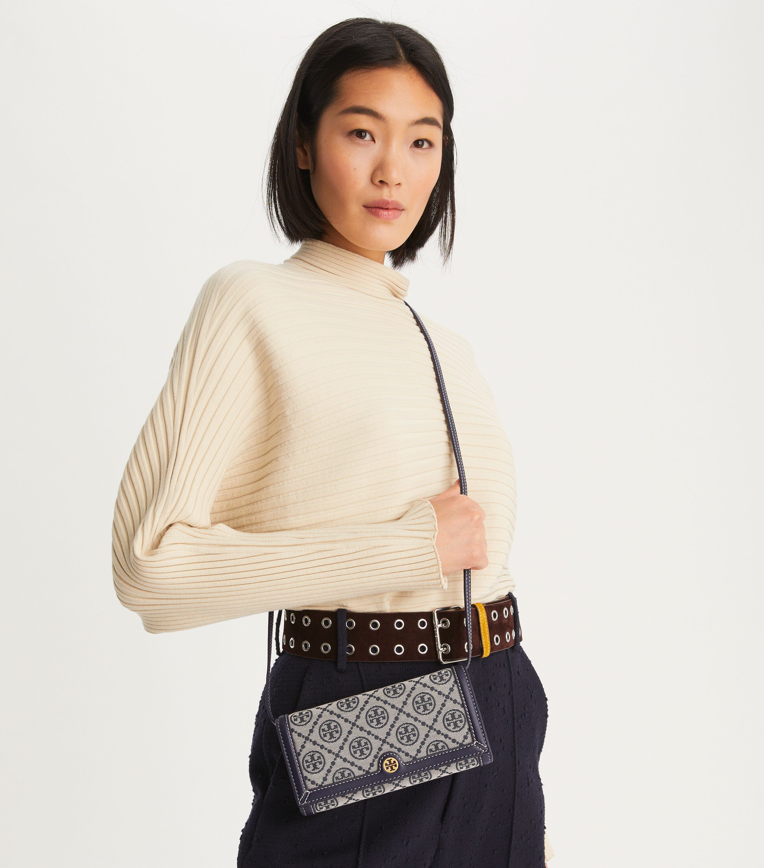 T Monogram Wallet Crossbody Handbags Tory Burch