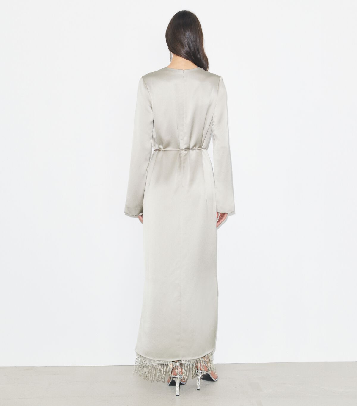 tory burch asymmetric crepe dress