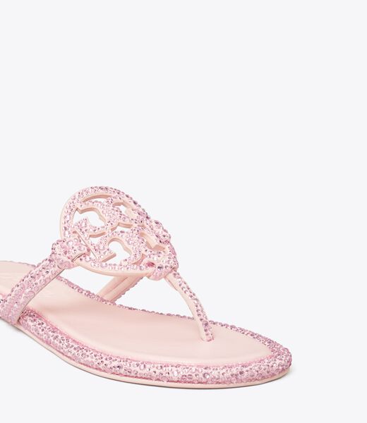 tory burch tb x bonbon miller knotted crystal sandal