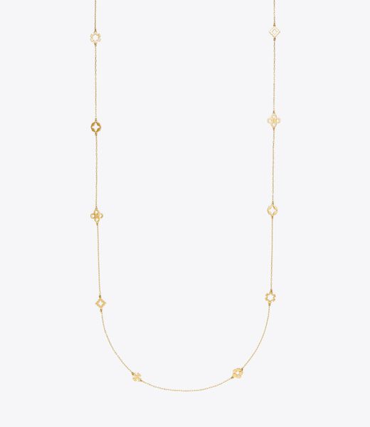 Forget Me Not Long Necklace tory burch forget me not long necklace