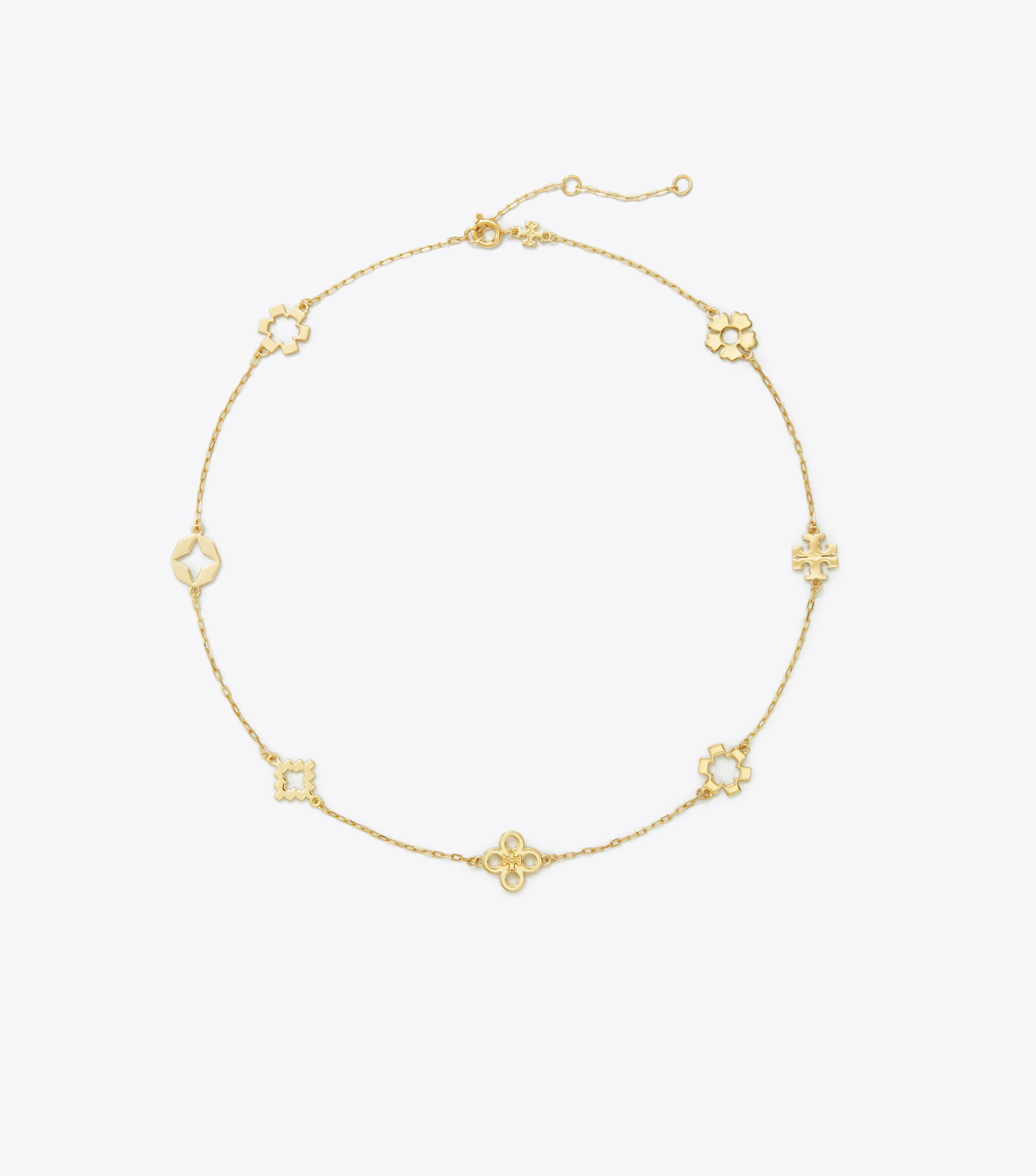 Clover necklace gold sale