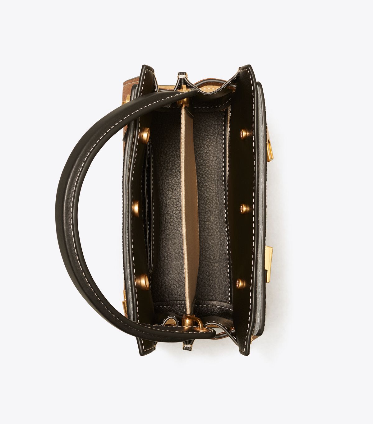 tory burch petite lee radziwill pebbled double bag