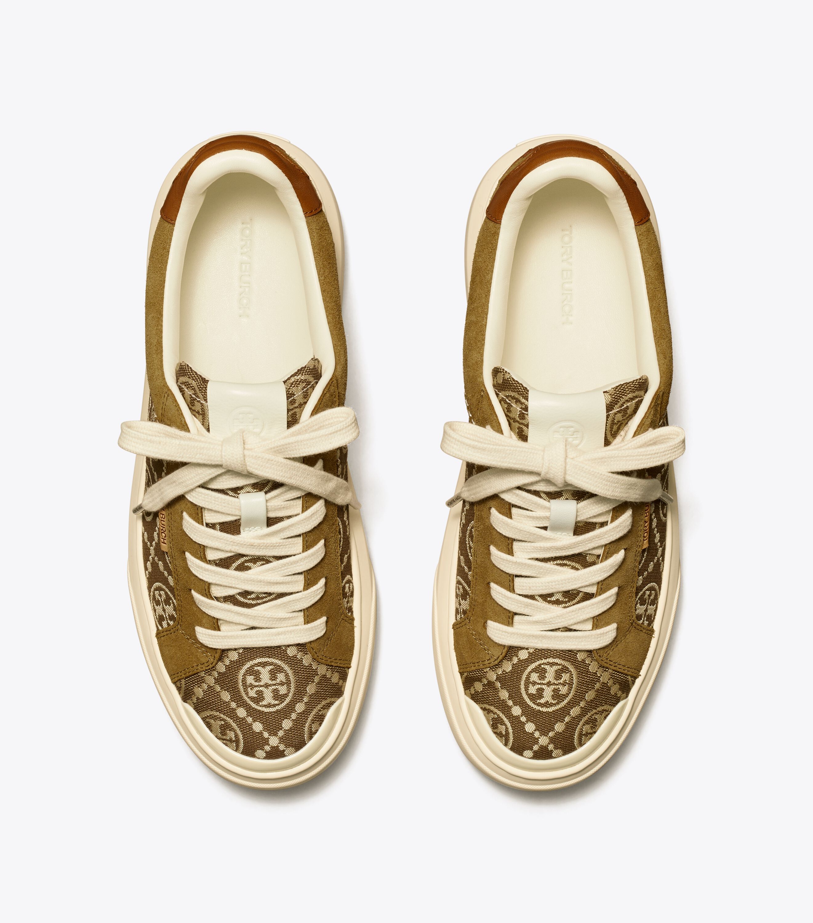 Tory burch gold sneakers cheap