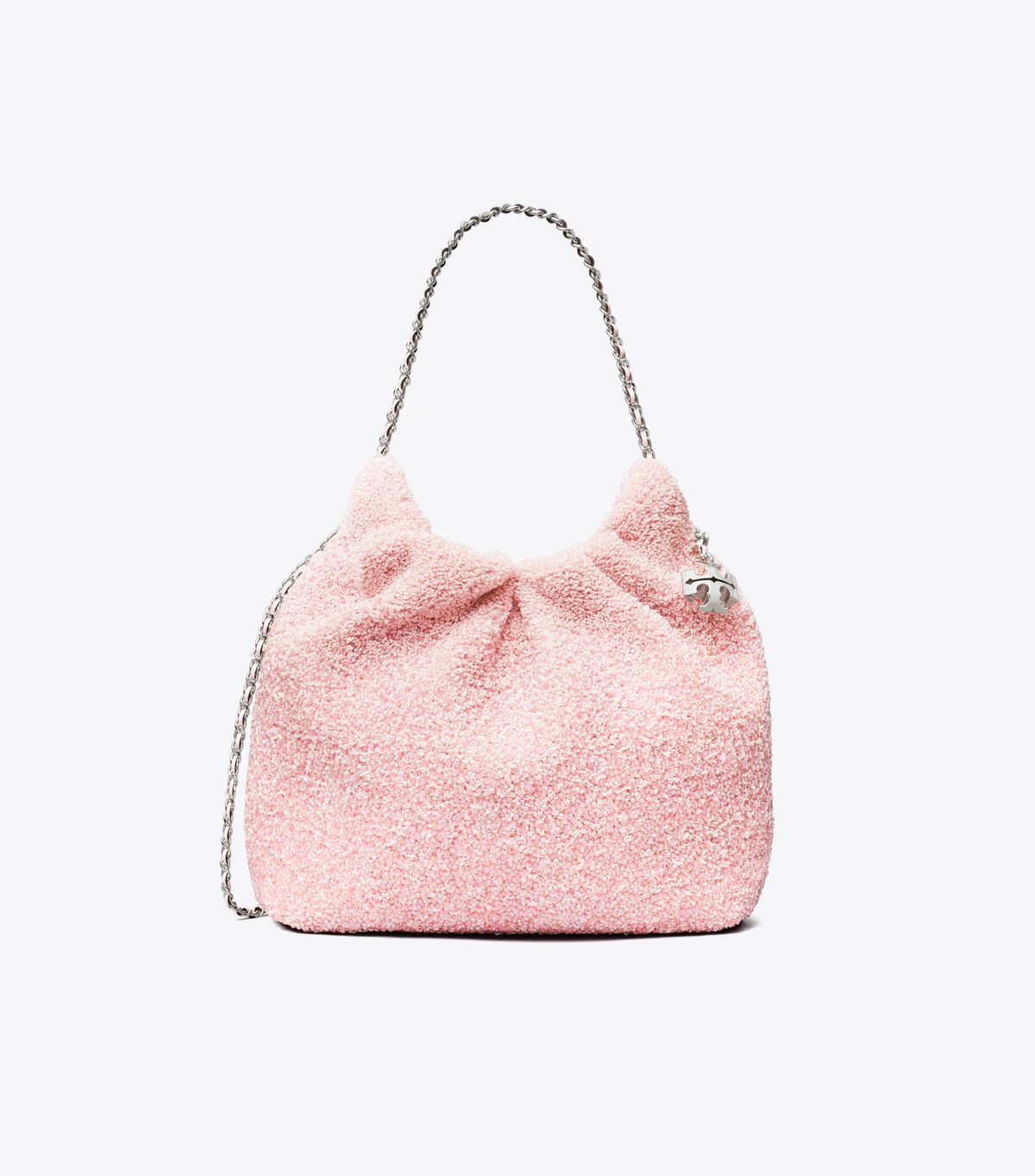 tory burch tb x bonbon mini fleming embellished hobo bag