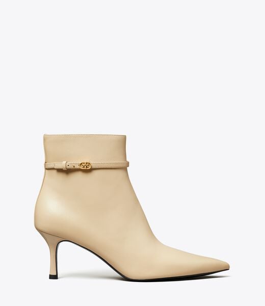 tory burch double t buckle ankle boot