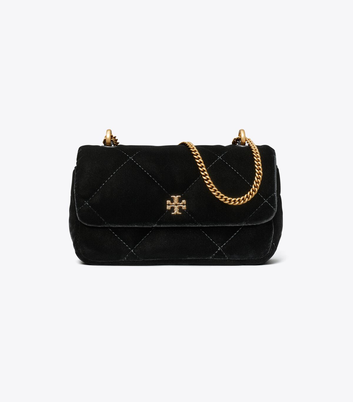 Mini Kira Diamond Quilt Velvet Pave Flap Bag tory burch mini kira diamond quilt velvet pave flap bag
