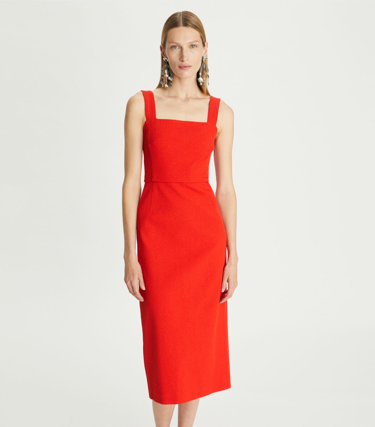 tory burch stretch faille dress