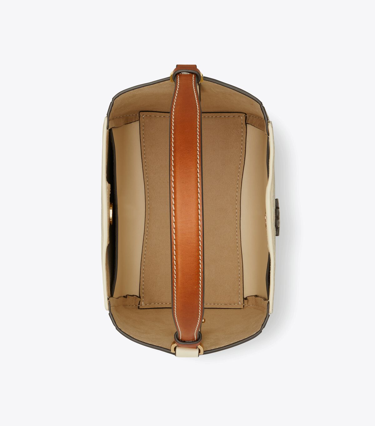 tory burch small t monogram mcgraw bucket bag