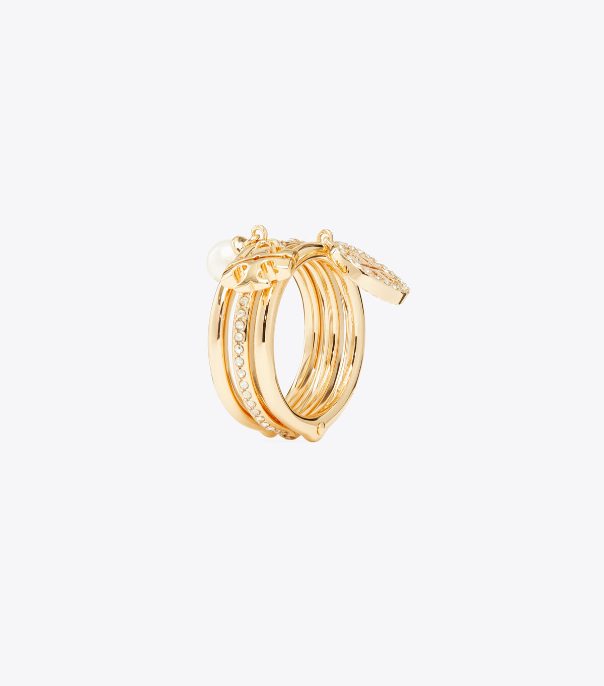 tory burch miller pav charm ring