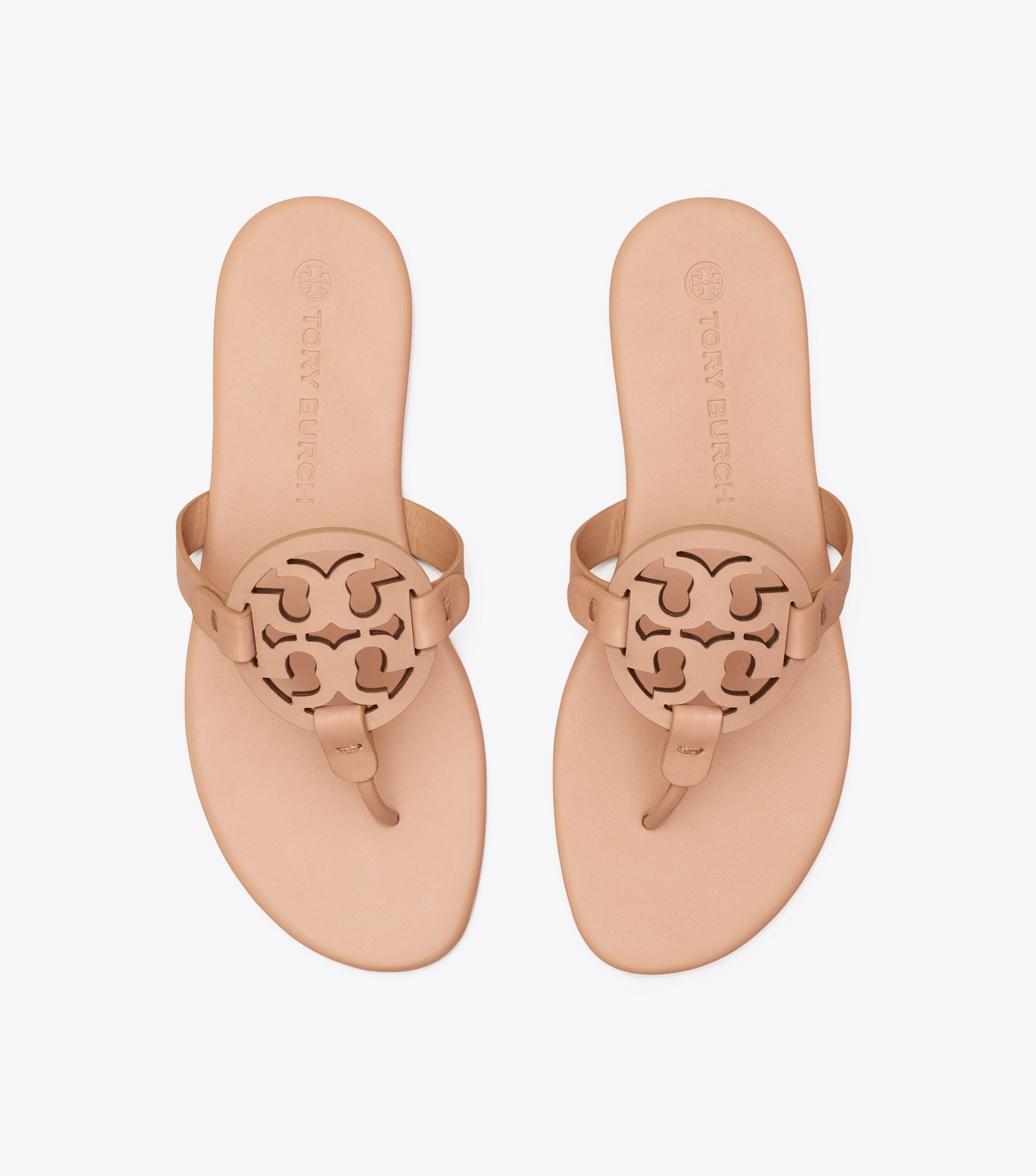 Tory burch top flat sandals sale