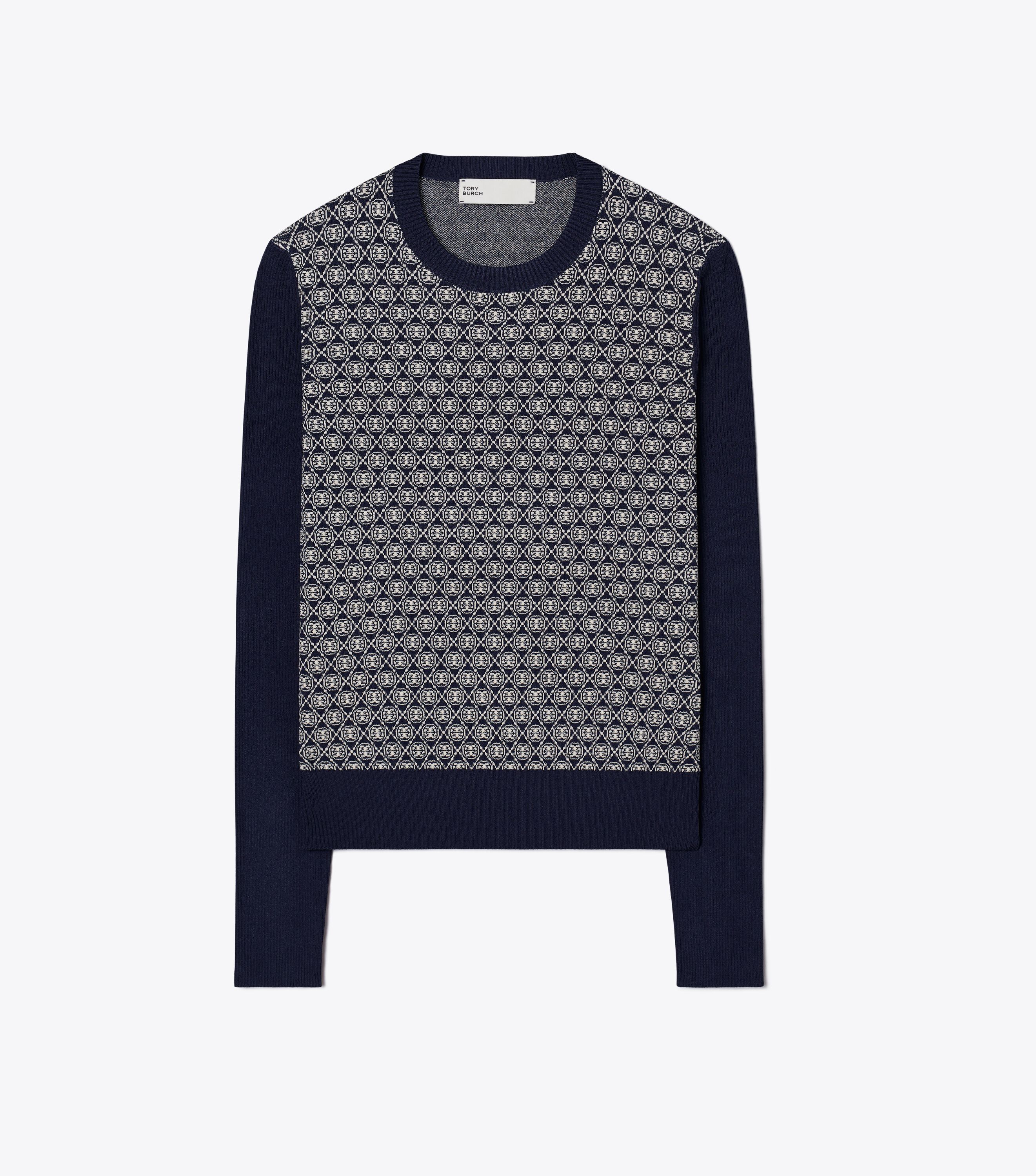 Monogram knit sweater 2025
