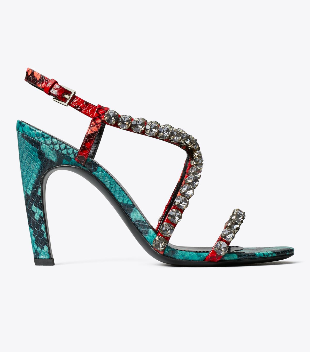 tory burch crystal strappy heeled sandal