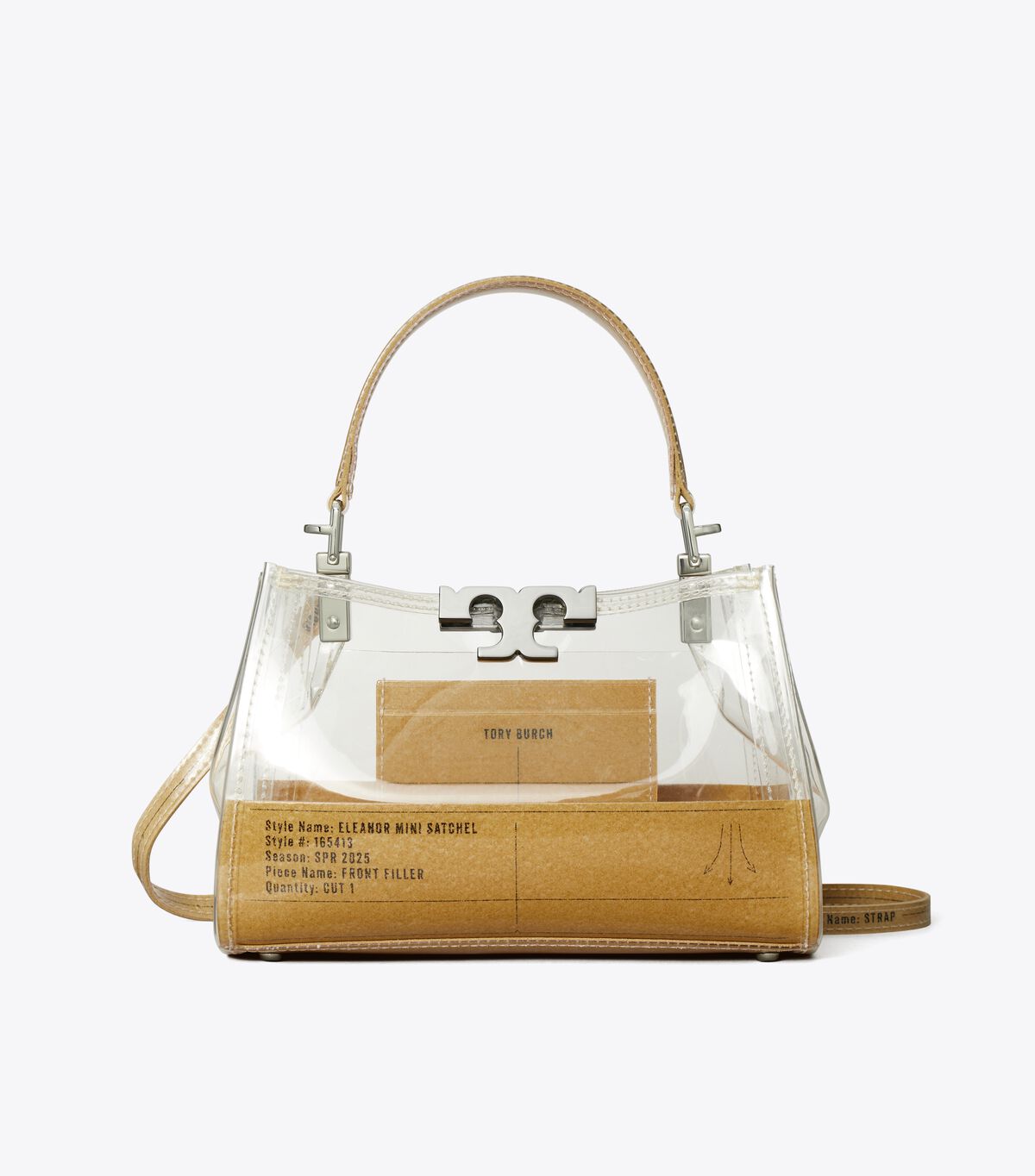 tory burch mini eleanor clear satchel