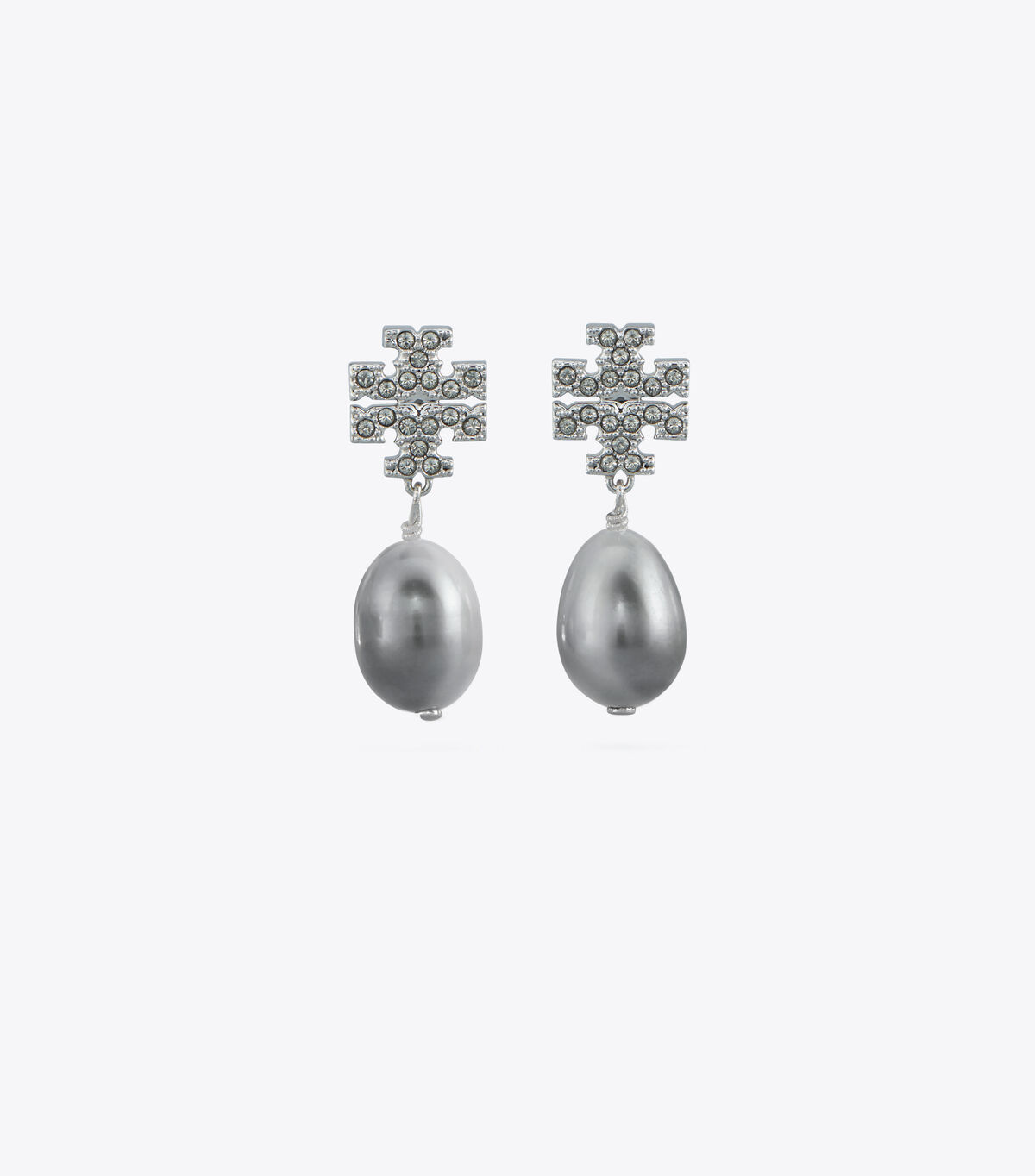 Kira Pavé Pearl Drop Earring