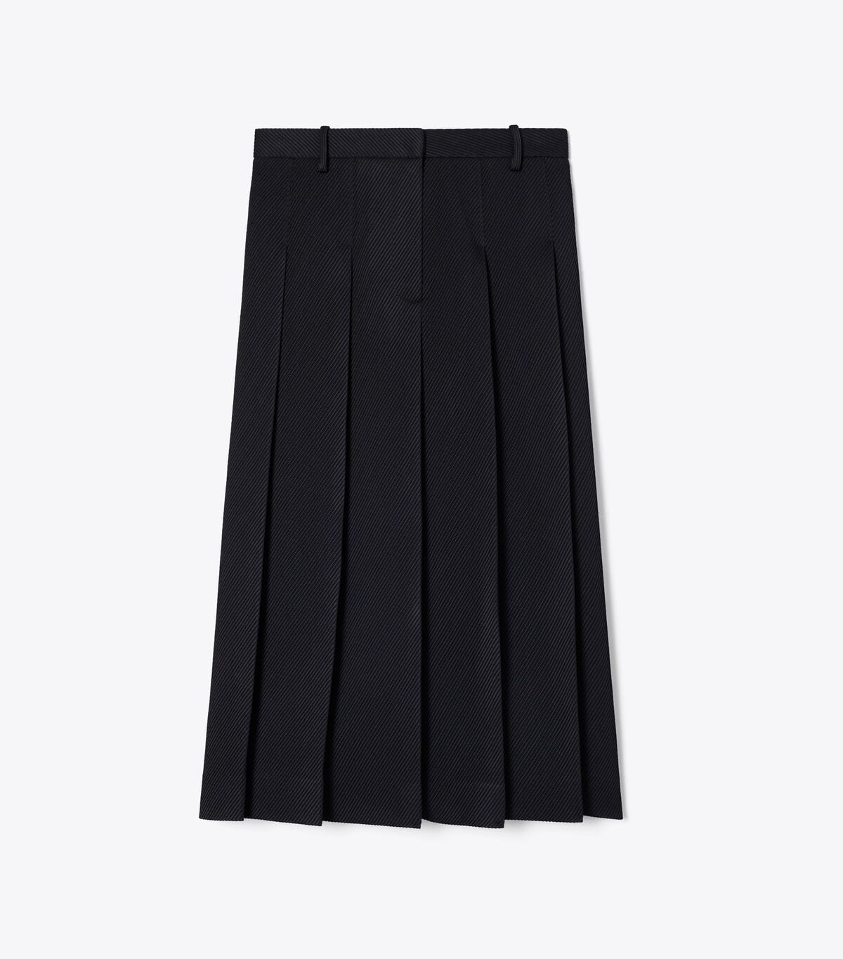 Tailored Twill Pleated Skirt tory burch tailored twill pleated skirt
