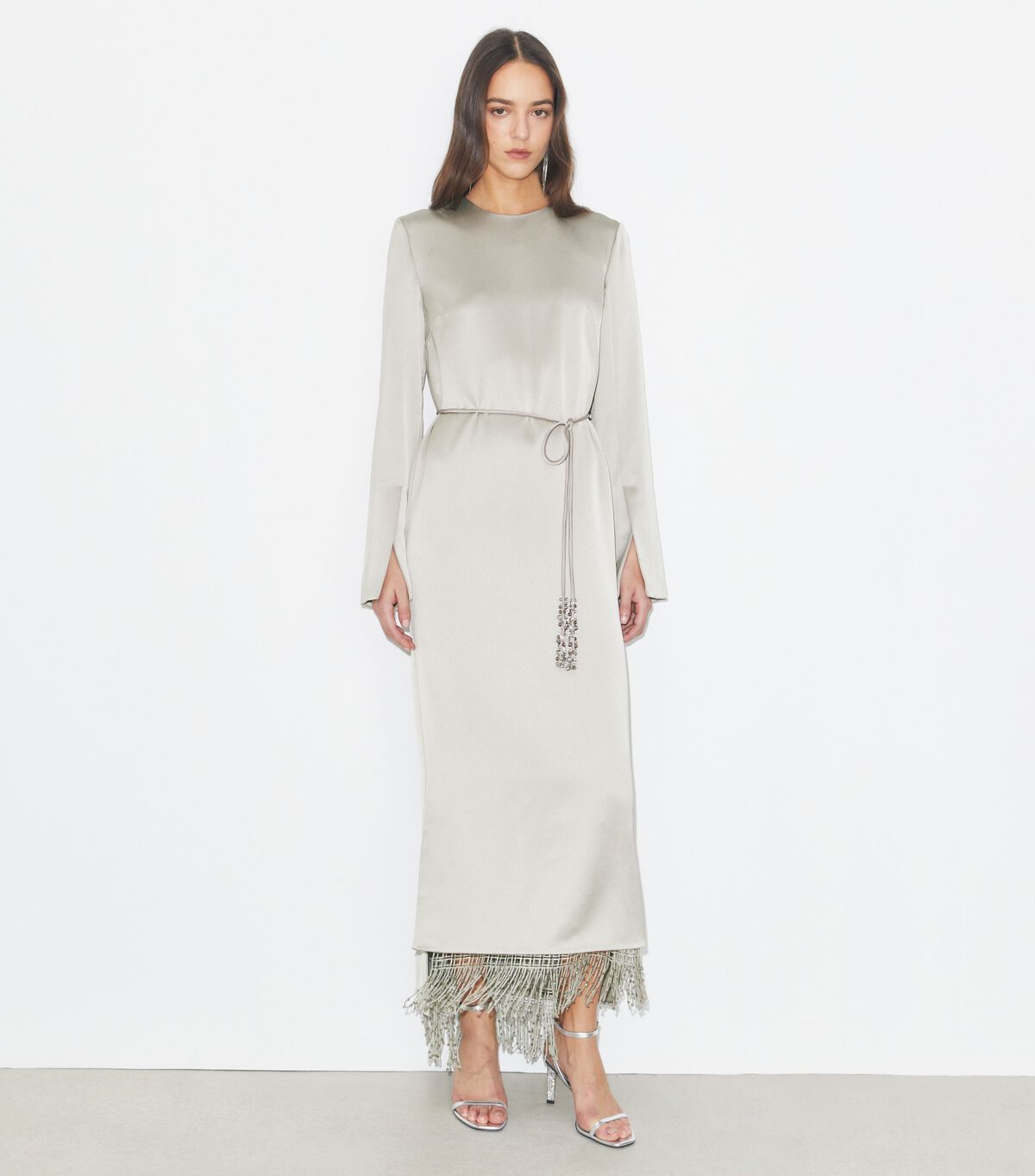 tory burch asymmetric crepe dress