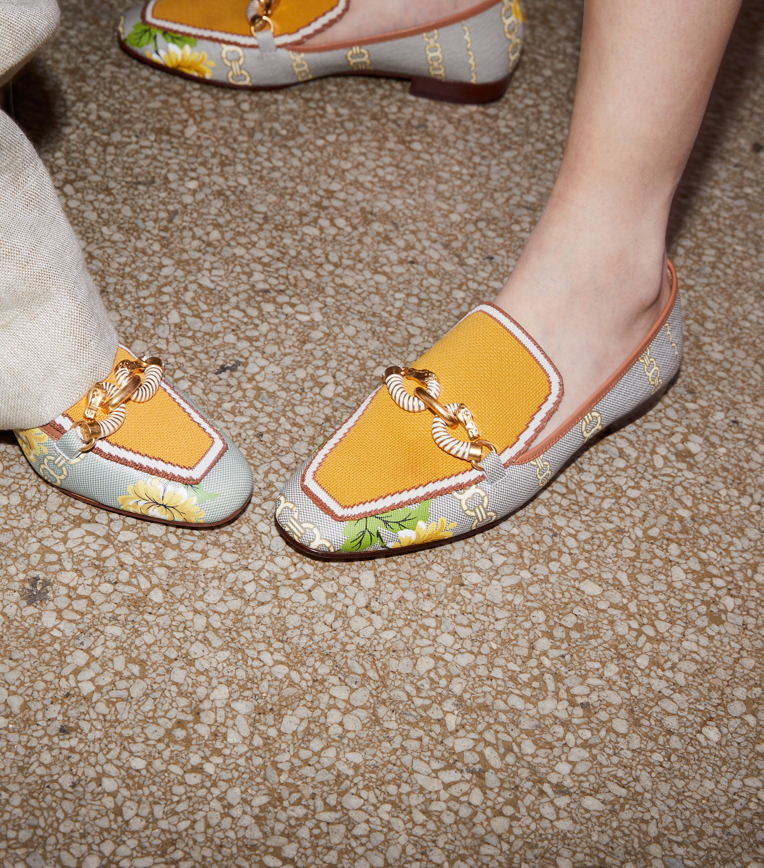 jessa printed knit loafer