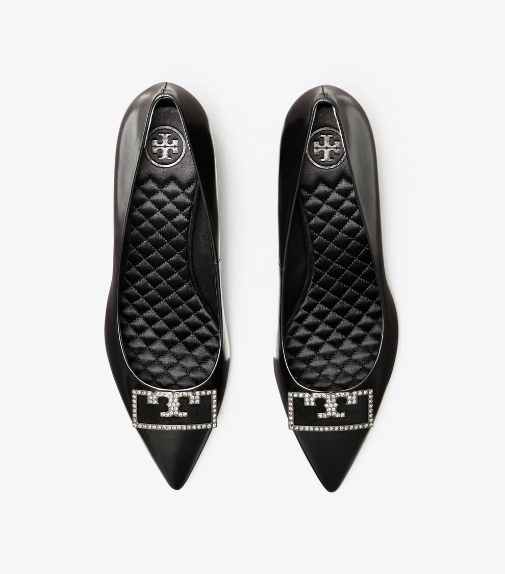 Gigi Embellished Pointed-Toe Pump, PERFECT BLACK PERFECT BLACK