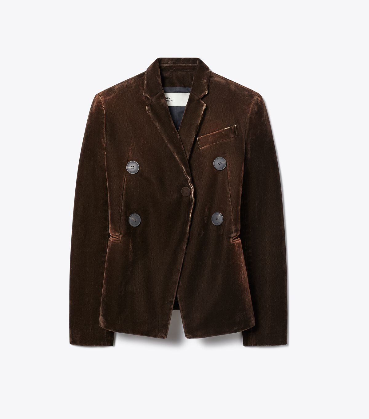 tory burch denim blazer