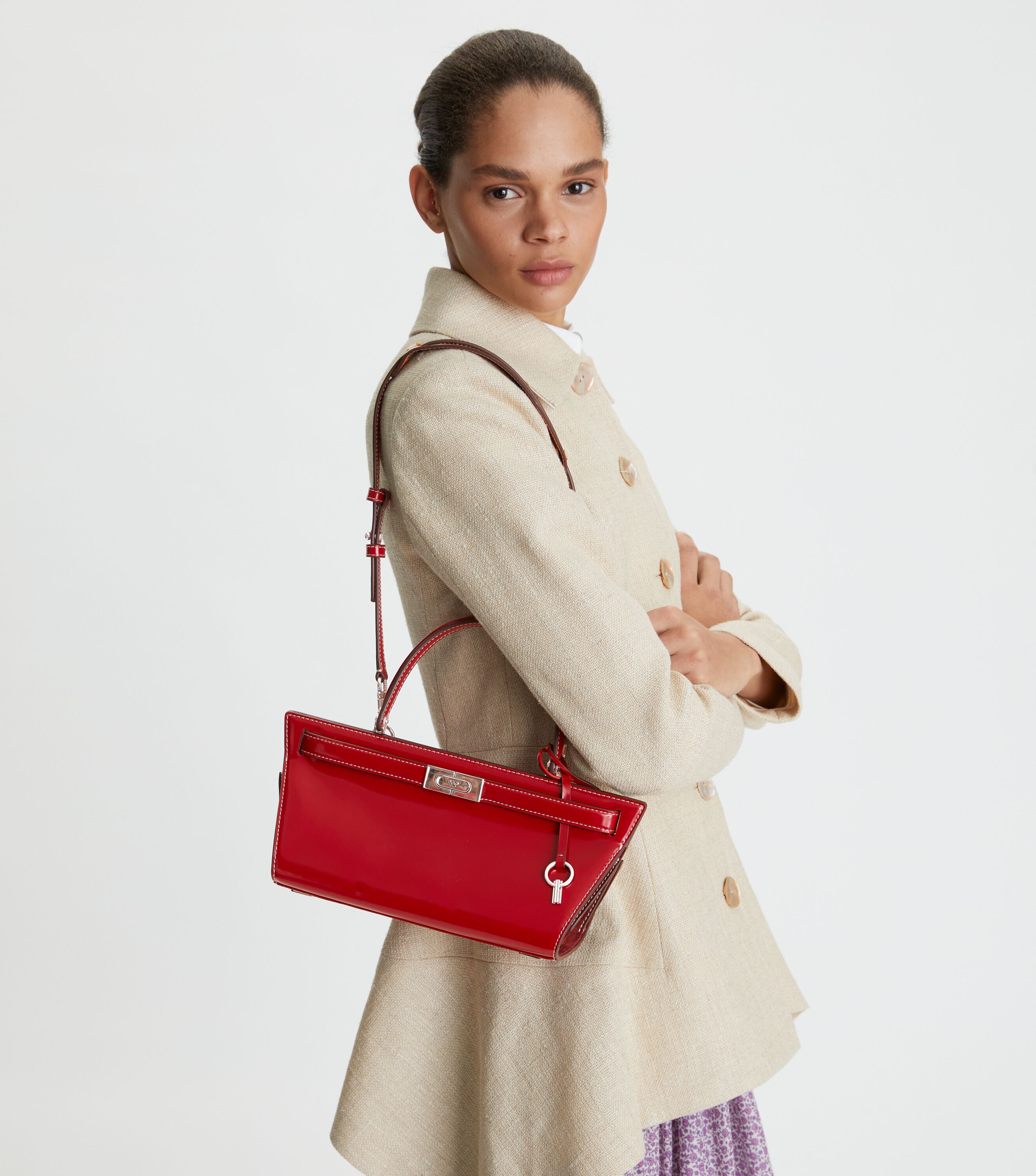Tory burch tote best sale red