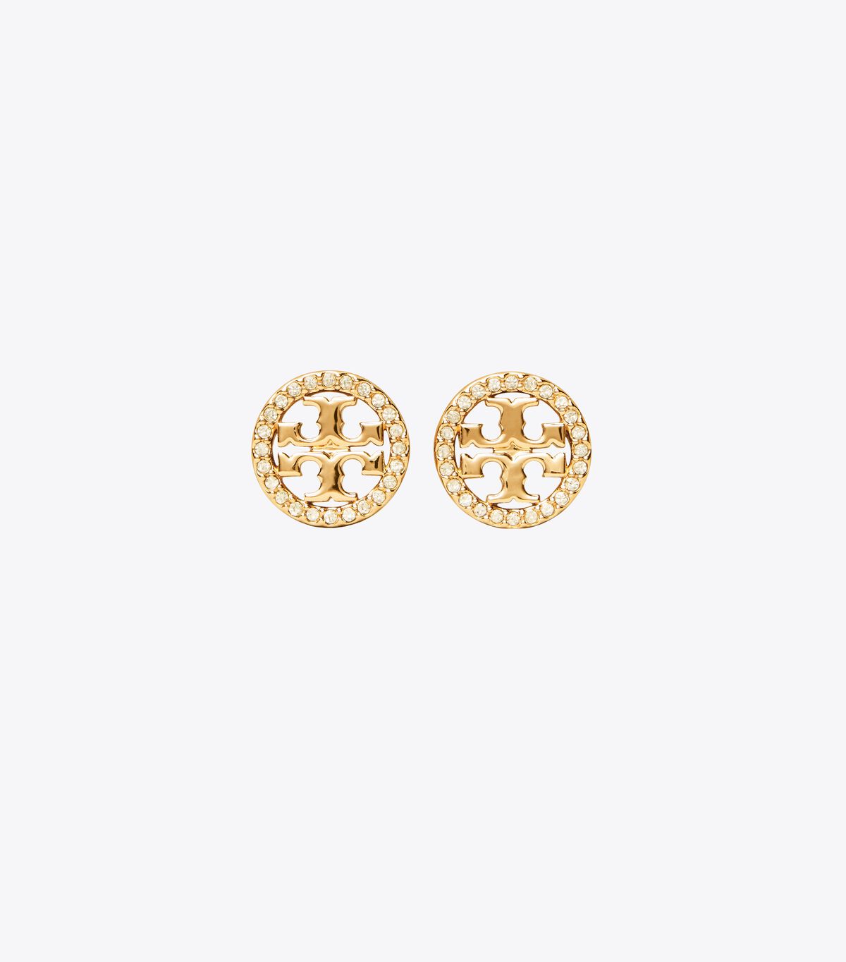 tory burch miller pave stud earring