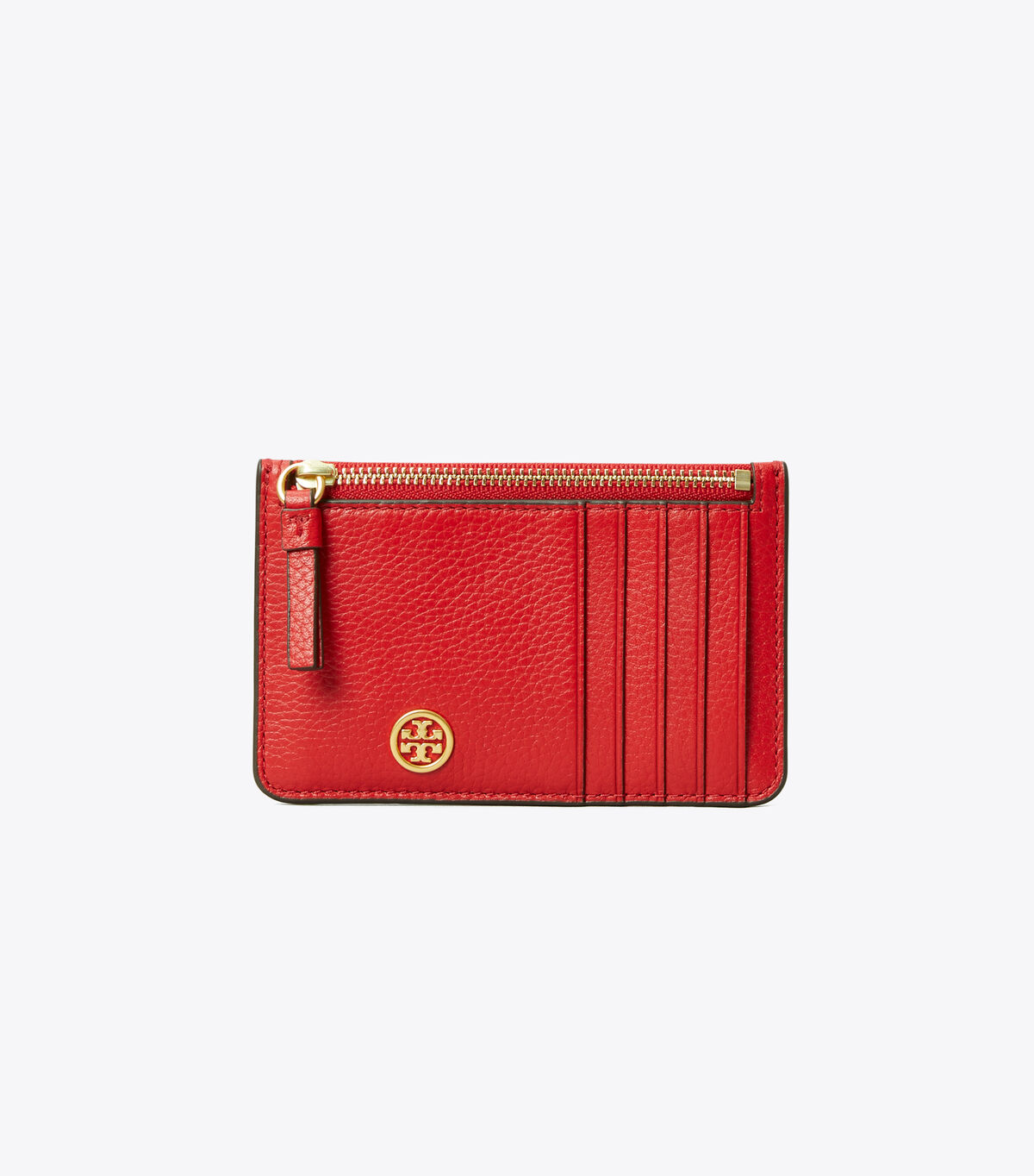 tory burch walker top zip card case