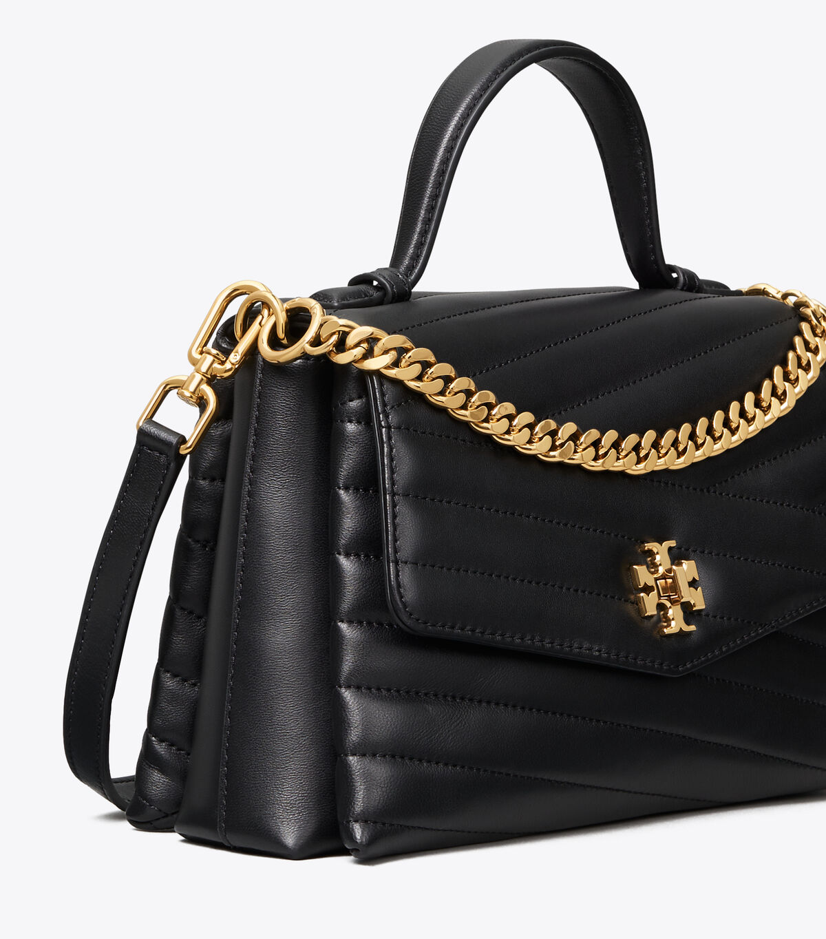 KIRA CHEVRON TOPHANDLE SATCHEL Tory Burch UAE