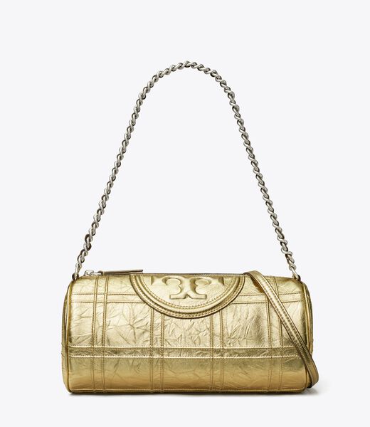 Fleming Metallic Soft Barrel Bag