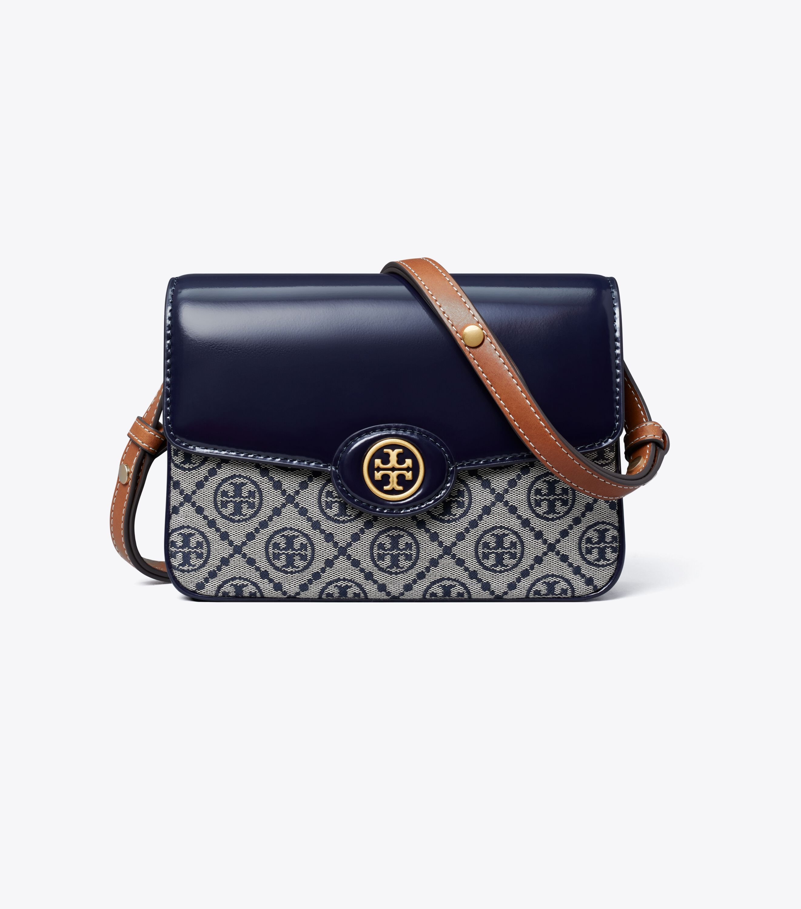 Tory burch robinson convertible leather shoulder bag on sale
