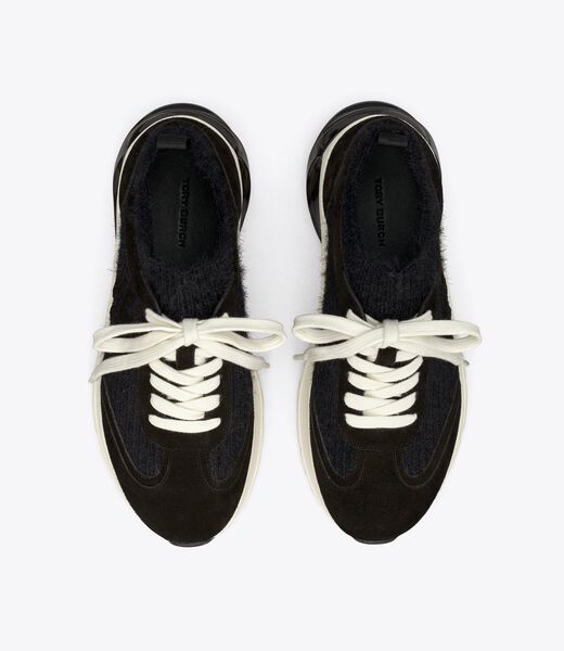 tory burch good luck mohair trainer